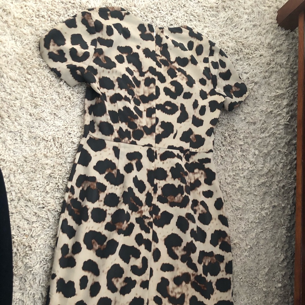 Banana republic pencil dress in animal print